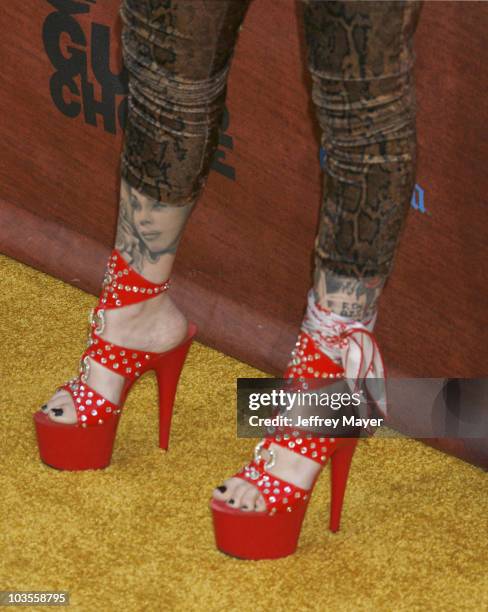 Kat Von D arrives at Spike TV's 2nd Annual Guys Choice Awards on May 29, 2008 at Sony Studios in Los Angeles, California.