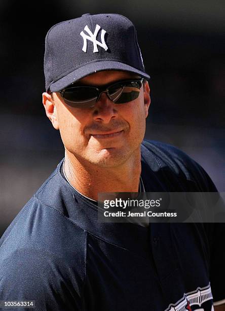 Tino Martinez during the 2008 MLB All-Star Week Taco Bell All-Star Legends & Celebrity Softball Game at Yankee Stadium on July 13, 2008 in New York...