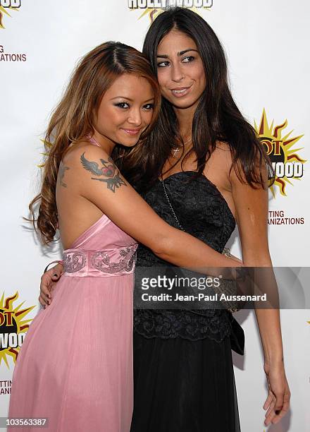 Personality Tila Tequila and Courtenay Semel arrive at the 3rd Annual Hot in Hollywood held at Avalon on August 16, 2008 in Hollywood, California.