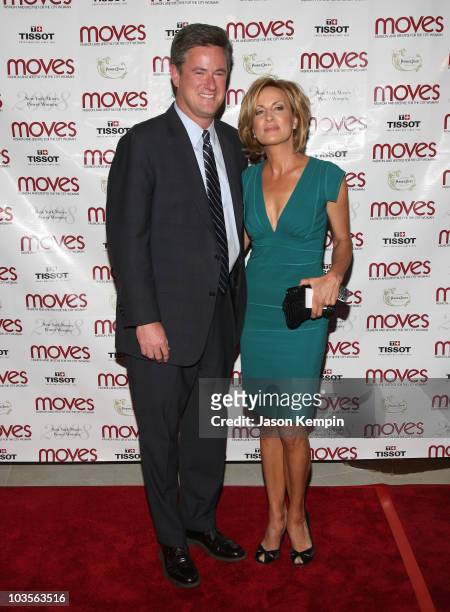 Joe Scarborough and Mika Brzezinski attend the 5th Annual Moves Power Women Awards at The Carlton on September 23, 2008 in New York City.