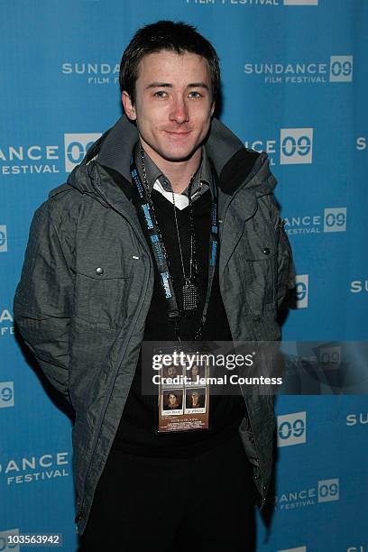 Actor Alex Frost attends the premire of "The Vicious Kind" during the 2009 Sundance Film Festival at Library Center Theatre on January 17, 2009 in...