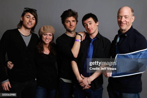 Writer/director Lee Toland Krieger, actress Brittany Snow, actors Adam Scott, Alex Frost, and J.K. Simmons pose for a portrait during the 2009...