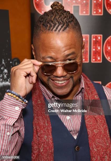 Cuba Gooding Jr. Celebrates his return to 'Chicago' on Broadway at The Lambs Club on September 18, 2018 in New York City.