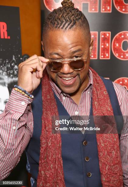 Cuba Gooding Jr. Celebrates his return to 'Chicago' on Broadway at The Lambs Club on September 18, 2018 in New York City.