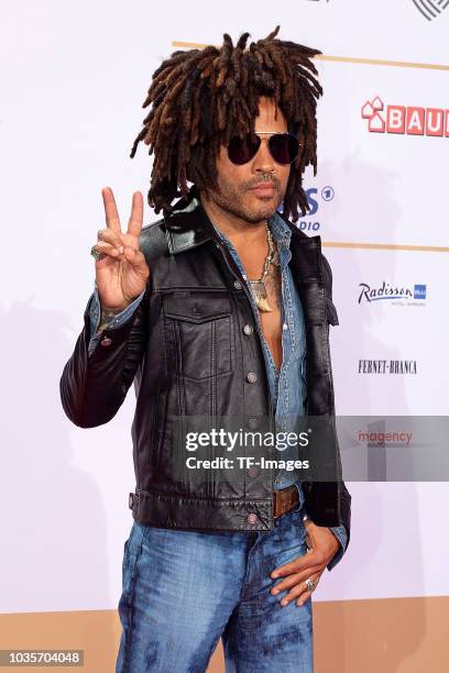 Lenny Kravitz attends the Deutscher Radiopreis at Schuppen 52 on September 6, 2018 in Hamburg, Germany.