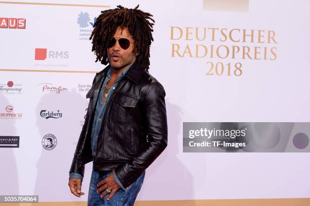 Lenny Kravitz attends the Deutscher Radiopreis at Schuppen 52 on September 6, 2018 in Hamburg, Germany.