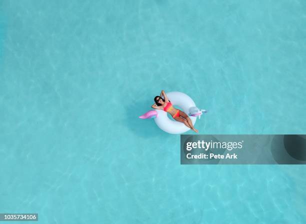 do not disturb - swimming float stock pictures, royalty-free photos & images