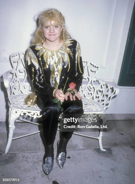 Actress Tina Yothers attends the "Cheers" and "Family Ties" Joint Cast Party on September 25, 1986 at Chasen's Restaurant in Beverly Hills,...