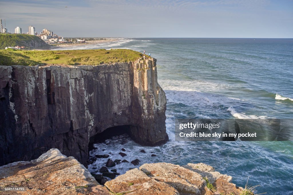 Cliffs In Brazil The Dramatic Cliff Formations Of Torres Southern Brazil With The Modern ...