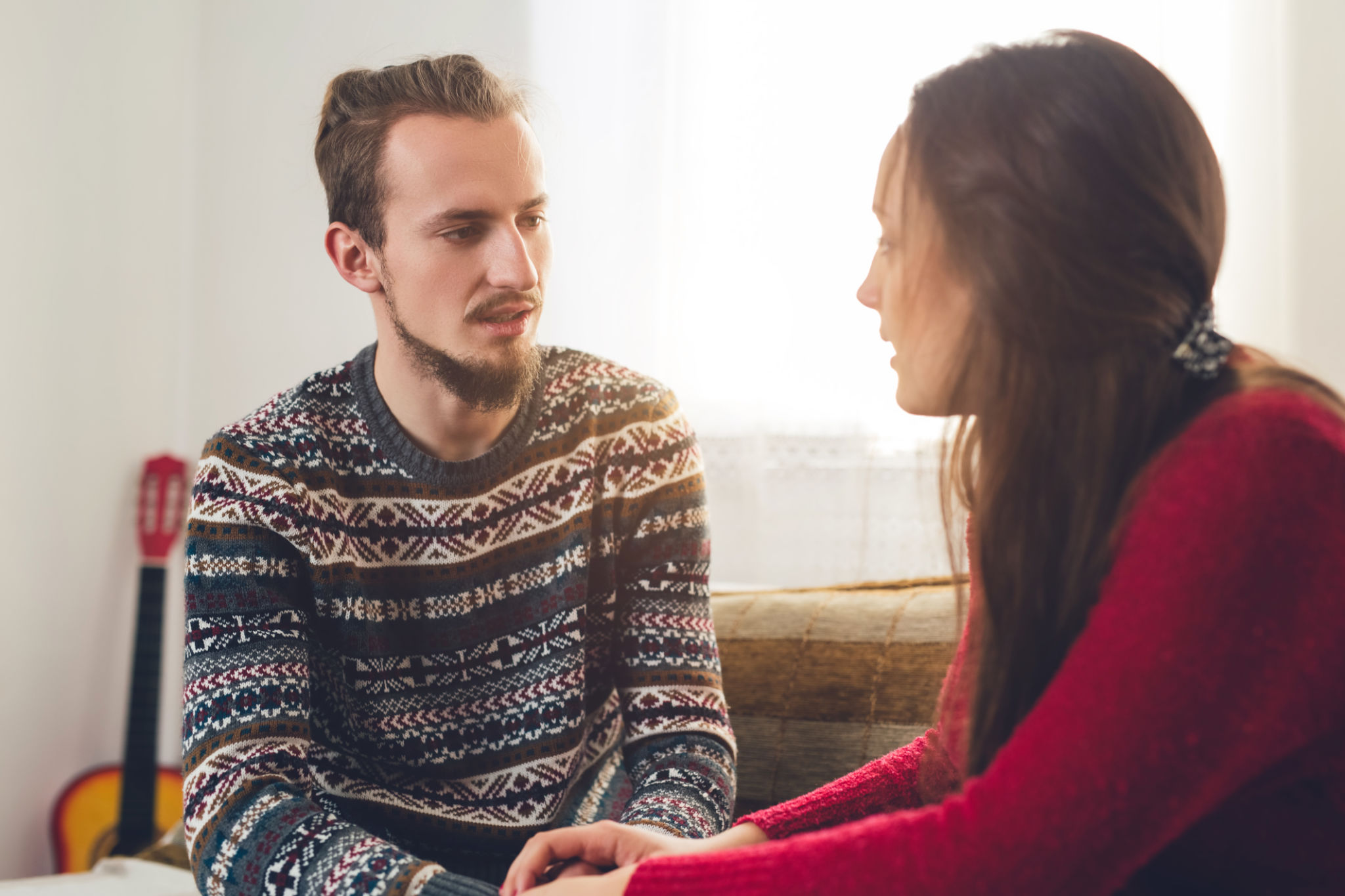 couple listening
