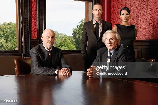 lawyers in conference room - mob stock pictures, royalty-free photos & images