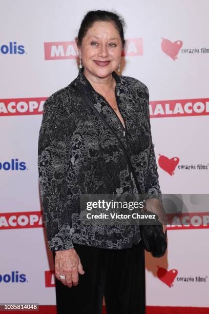 Angelica Aragon attends the "Malacopa" Mexico City premiere at Cinepolis Plaza Carso on September 18, 2018 in Mexico City, Mexico.