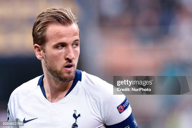 Harry Kane of Tottenham Hotspur during the UEFA Champions League Group B match between Inter Milan and Tottenham Hotspur at Stadio San Siro, Milan,...