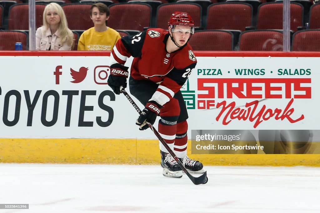 NHL: SEP 18 Preseason - Kings at Coyotes