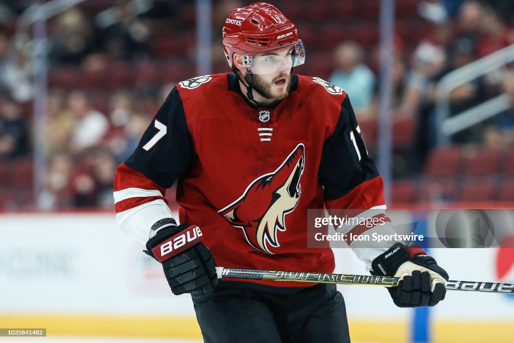 NHL: SEP 18 Preseason - Kings at Coyotes