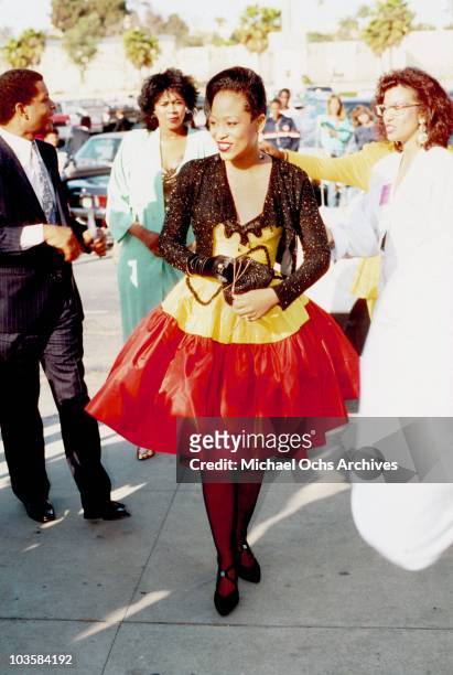 And B singer Miki Howard attends an event circa 1985 in Los Angeles, California.