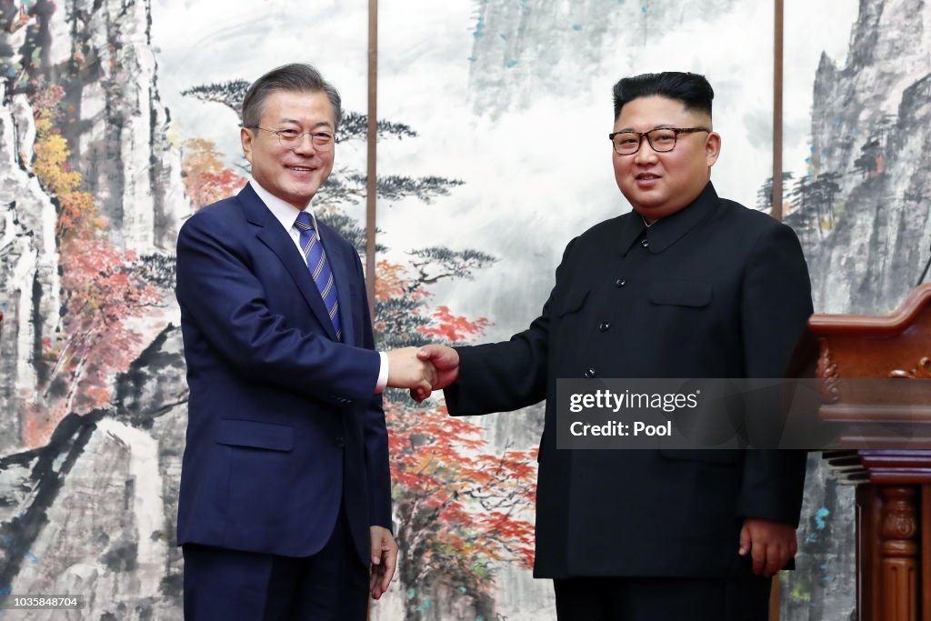 North And South Korean Leaders Meet For Third Summit In Pyongyang