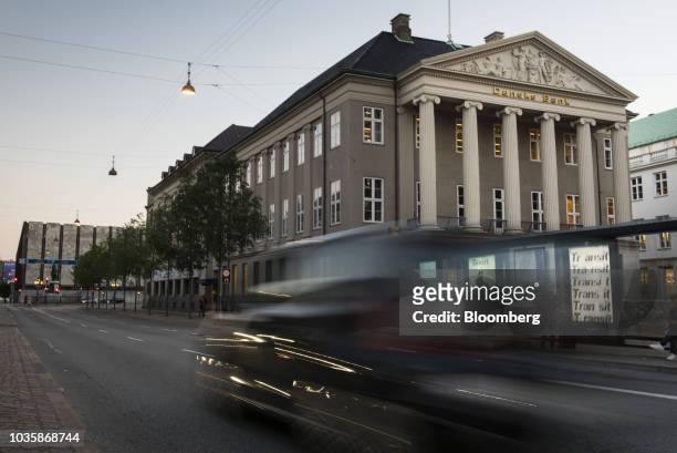 The headquarters of Danske Bank A/S stands in Copenhagen, Denmark, on Tuesday, Sept. 18, 2018. Danske Bank A/S Chief Executive Officer Thomas Borgen...
