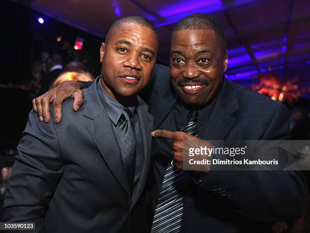Cuba Gooding Jr and Cuba Gooding Sr. Attend at the after party for "American Gangster" New York City Premiere at The Apollo Theater on October 19,...