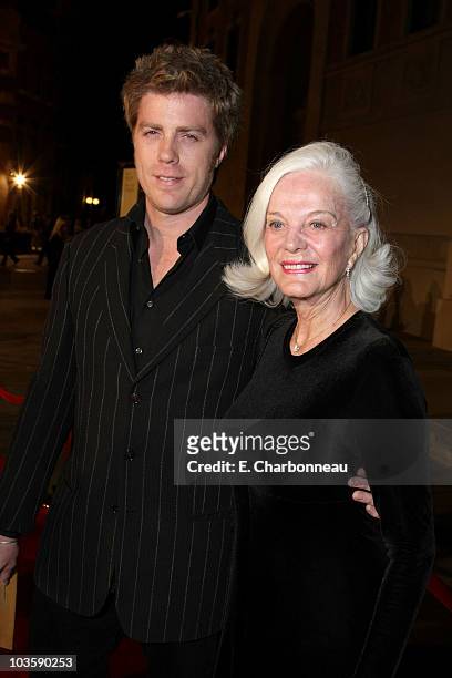 Kyle Eastwood and Maggie Johnson at the Warner Bros. Premiere of "Rails & Ties" at the Steven J Ross Theater on October 23, 2007 in Burbank,...