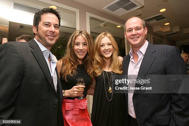 Actor Jonathan Silverman, television personality Suzy Shuster, Actress Jennifer Finnigan and author Rich Eisen at Rich Eisen's "Total Access" Book...