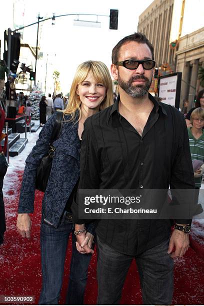 Kathryn Morris and David Barrett at the Premiere of Warner Bros. "FRED CLAUS" at Grauman's Chinese Theatre on November 3, 2007 in Los Angeles,...
