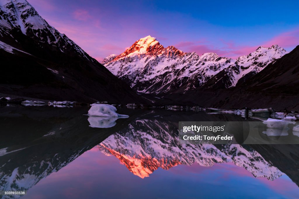 Hooker Lake nya Zeeland