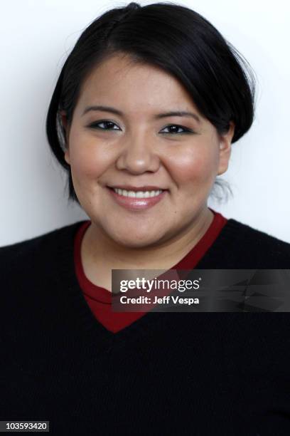 Misty Upham at the Sky360 by Delta Lounge WireImage Portrait Studio on January 19, 2008 in Park City, Utah.