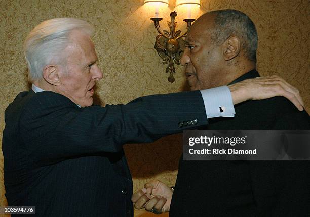 Actor Robert Culp and Master of Ceremonies Bill Cosby at The 2008 Grammy Salute to Jazz at The Biltmore Hotel in Los Angeles California on February...