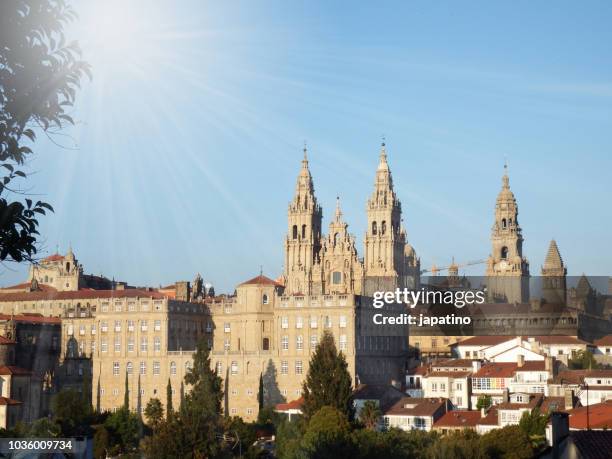 cathedral of santiago de compostela - compostela stock pictures, royalty-free photos & images