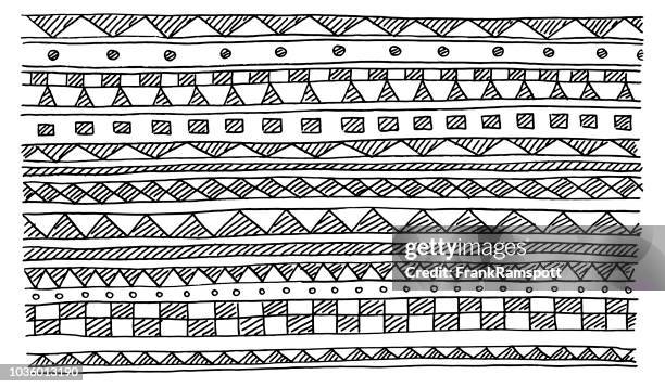 Trible Line Pattern 5,483 Tribal Lines Stock Photos, High-Res Pictures, and Images - Getty ...