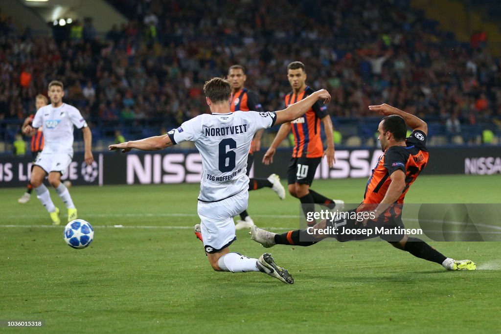 FC Shakhtar Donetsk v TSG 1899 Hoffenheim - UEFA Champions League Group F