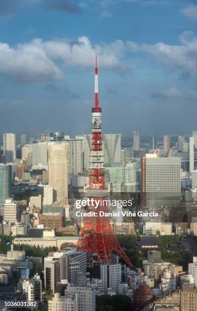 tokyo tower japan - colinas de roppongi fotografías e imágenes de stock