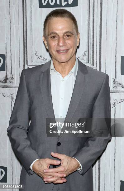 Actor Tony Danza attends the Build Series to discuss "The Good Cop" at Build Studio on September 19, 2018 in New York City.