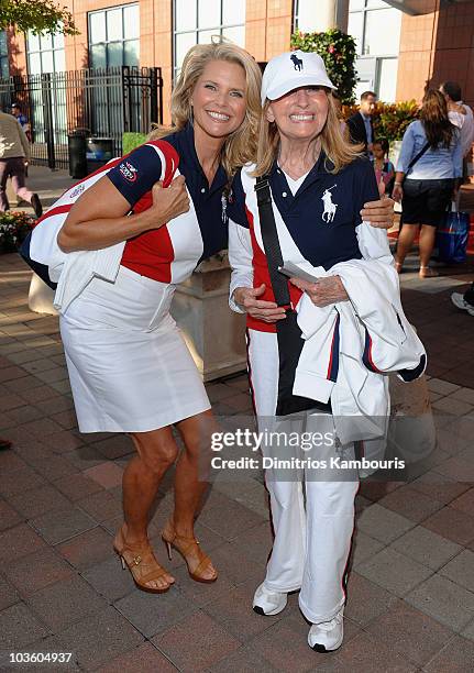 Christie Brinkley and Marge Brinkley attend the 9th Annual USTA Serves OPENing Gala at the USTA Billie Jean King National Tennis Center on August 31,...