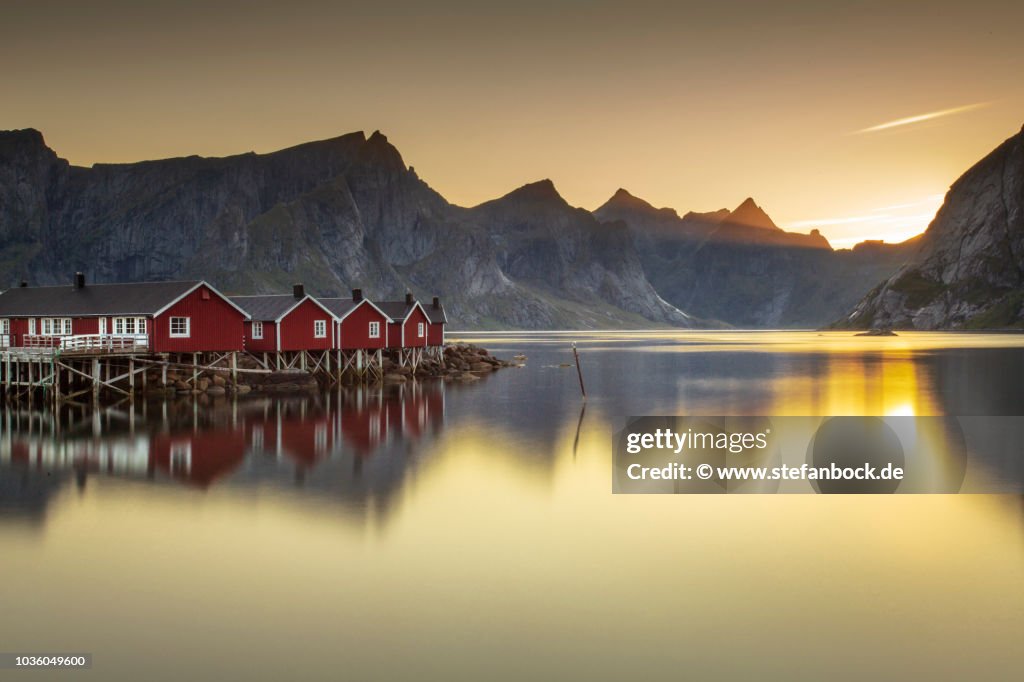 Hamnoy at sunset