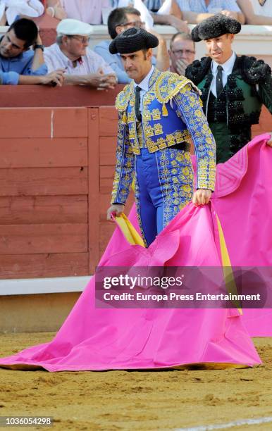 Spanish bullfightingJesulin of Ubrique is seen bullfighting again after seven years retired on August 19, 2018 in Cuenca, Spain.