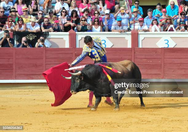 Spanish bullfightingJesulin of Ubrique is seen bullfighting again after seven years retired on August 19, 2018 in Cuenca, Spain.