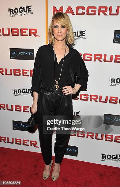 Kristen Wiig attends the "MacGruber" premiere at Landmark's Sunshine Cinema on May 19, 2010 in New York City.
