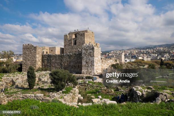 Lebanon, Jbail : Castle of Gibelet.