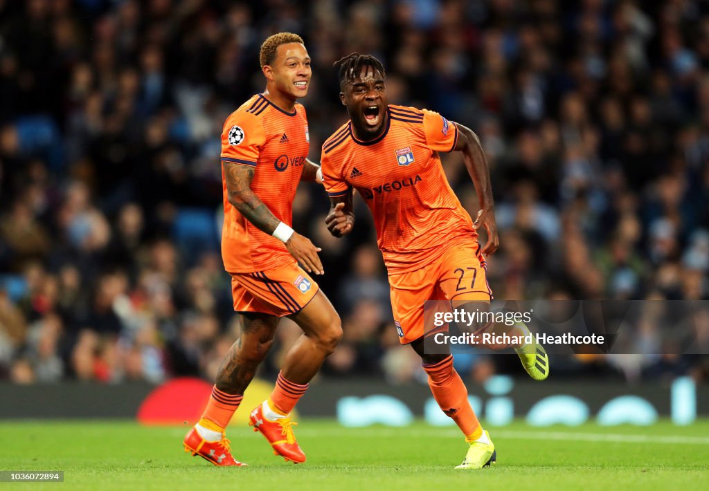 Manchester City v Olympique Lyonnais - UEFA Champions League Group F