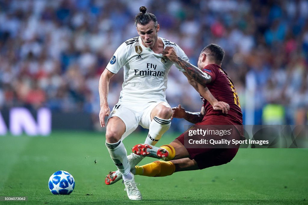Real Madrid v AS Roma - UEFA Champions League Group G