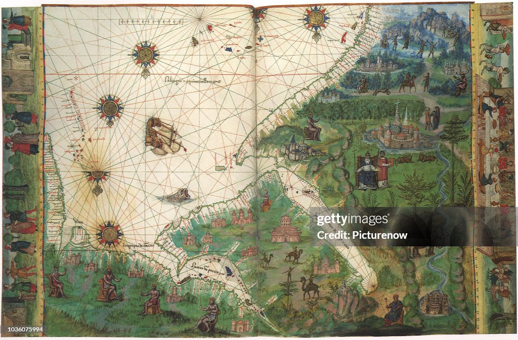 Map of East Africa etc 1547
