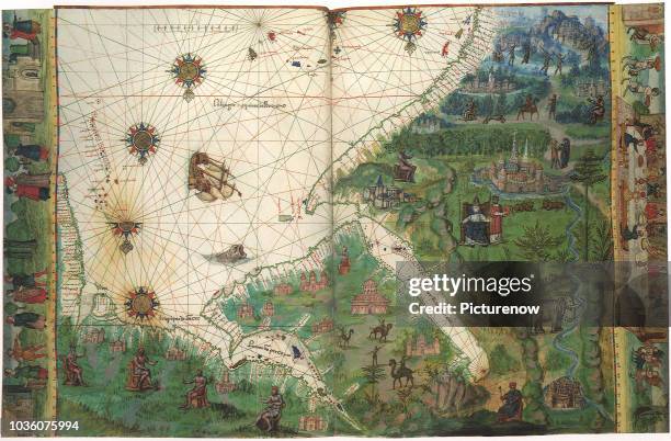 Map of East Africa etc 1547.