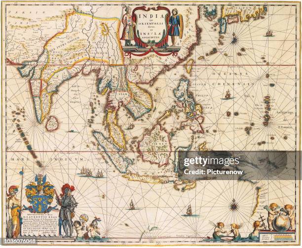 Map of East Indies 1635.