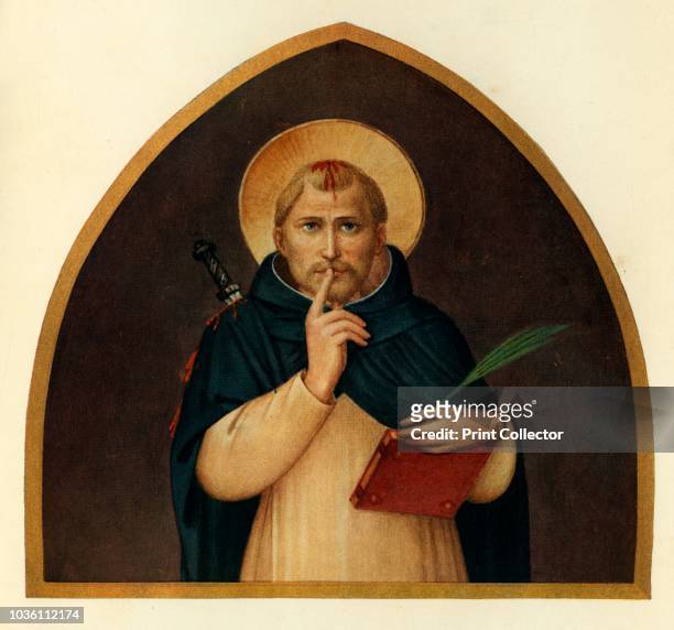 St. Peter the Martyr', 15th century, . Italian Early Renaissance painter Fra Angelico was a Dominican friar , and carried out commissions in...