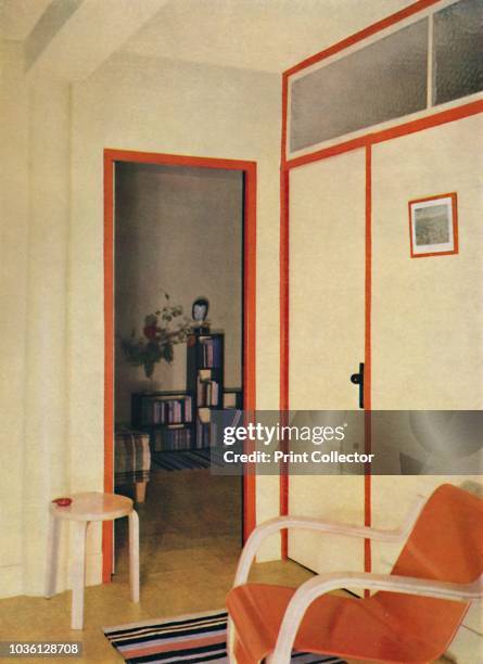 The entrance hall to Dr. H. J. Modrey's flat at Highfield Court, Golders Green, London, designed by A.V. Pilichowski, A.R.I.B.A.', 1936. Floor of...