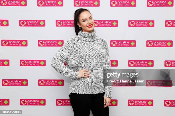 Chloe Morello attends Priceline Pharmacy's The Beauty Prescription [LIVE] at Royal Randwick Racecourse on September 20, 2018 in Sydney, Australia.