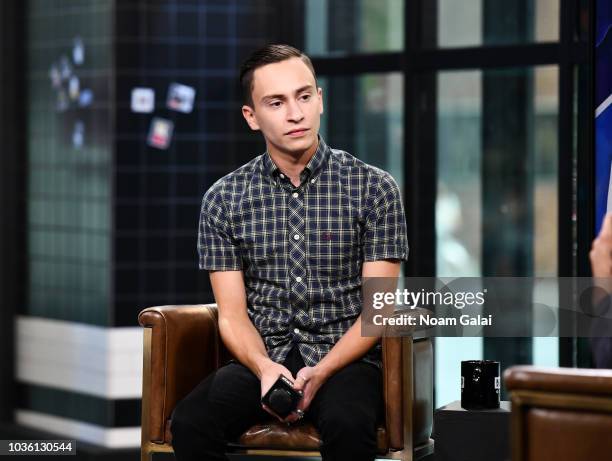 Actor Keir Gilchrist visits Build Series to discuss 'Atypical' at Build Studio on September 19, 2018 in New York City.