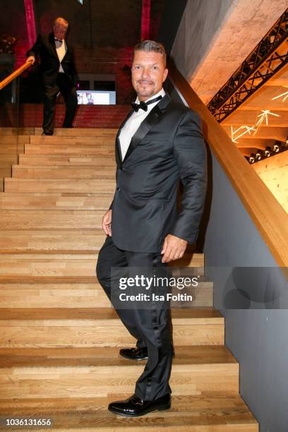 German actor Hardy Krueger Jr. Attends the Dreamball 2018 at WECC Westhafen Event & Convention Center on September 19, 2018 in Berlin, Germany.